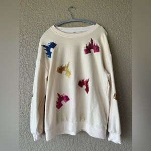 Magic Kingdom Castle Cream Sweatshirt